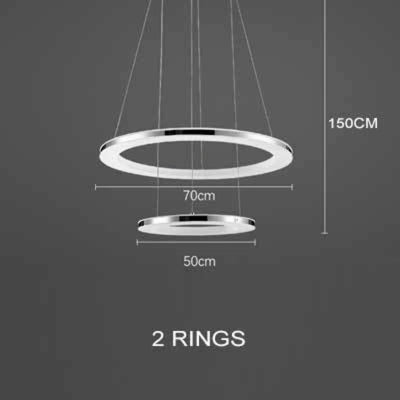 Lustre Moderne à LED pour Décoration Intérieure Élégante
