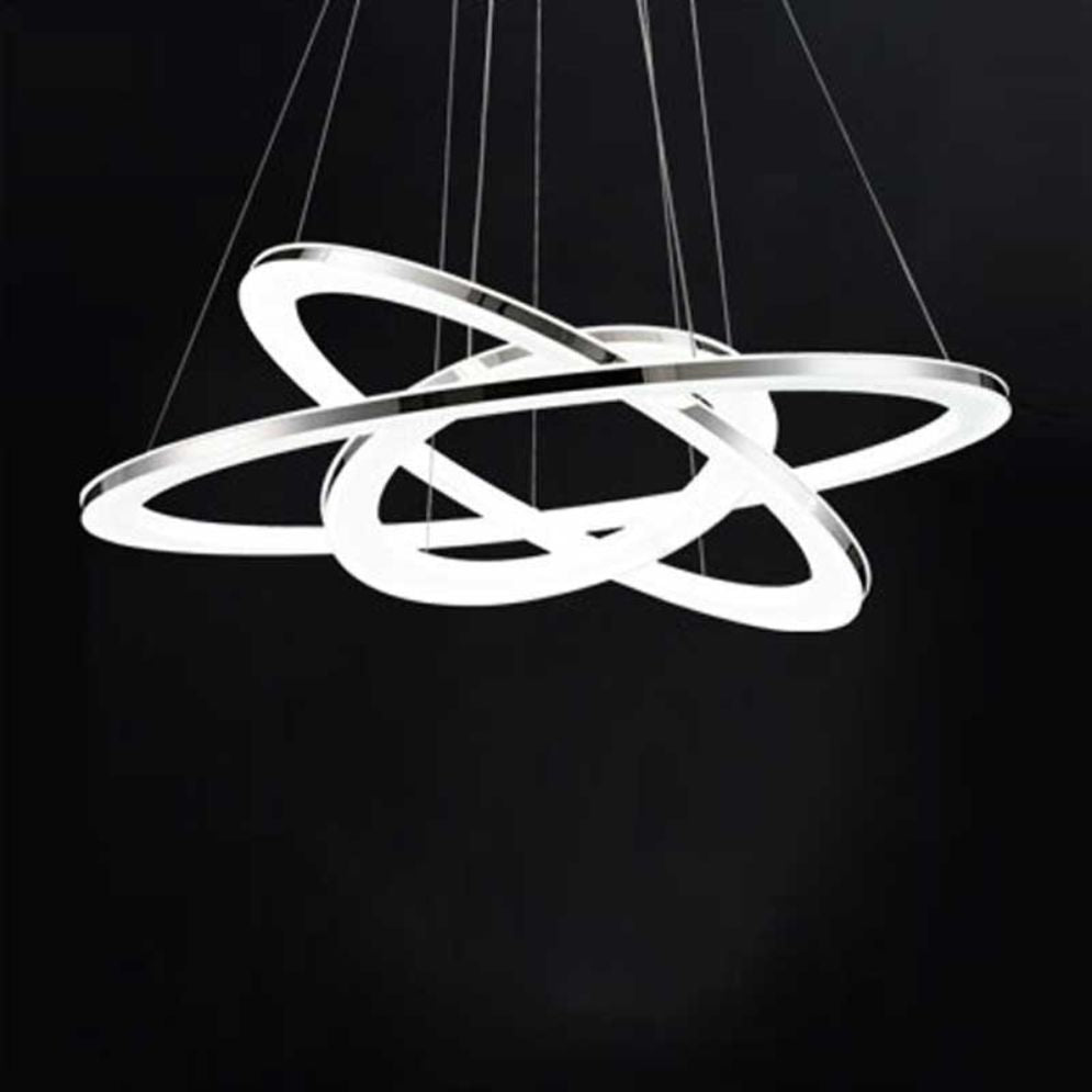 Lustre Moderne à LED pour Décoration Intérieure Élégante