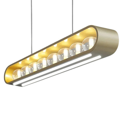 Lustre Moderne à Spots Leds en Métal et Verre - Lumiine