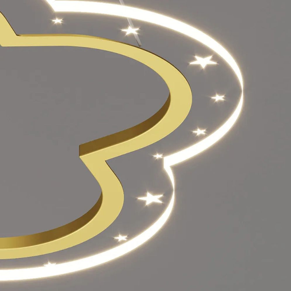 Lustre Moderne avec Projection Ciel Étoilé pour Chambre Enfant