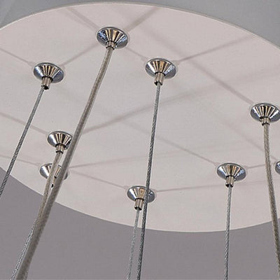 Lustre Moderne Led Cercle avec Télécommande pour Décoration - Lumiine