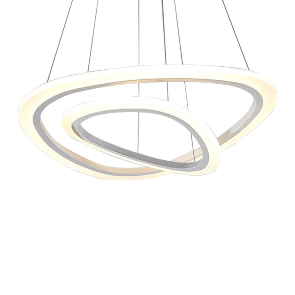 Lustre Moderne Led Cercle avec Télécommande pour Décoration - Lumiine