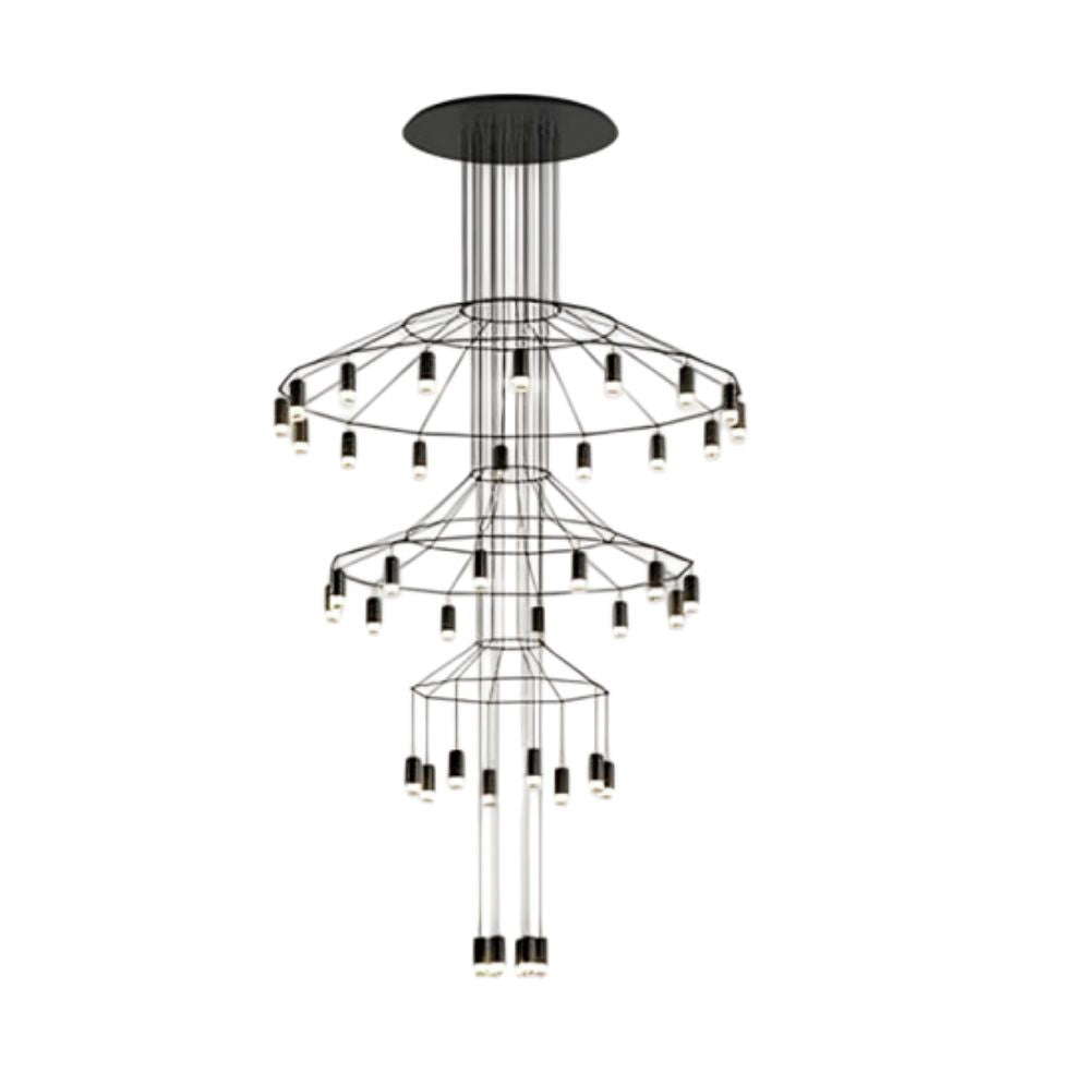 Lustre Moderne LED Duplex Cage D’escalier Nordique - Lumiine