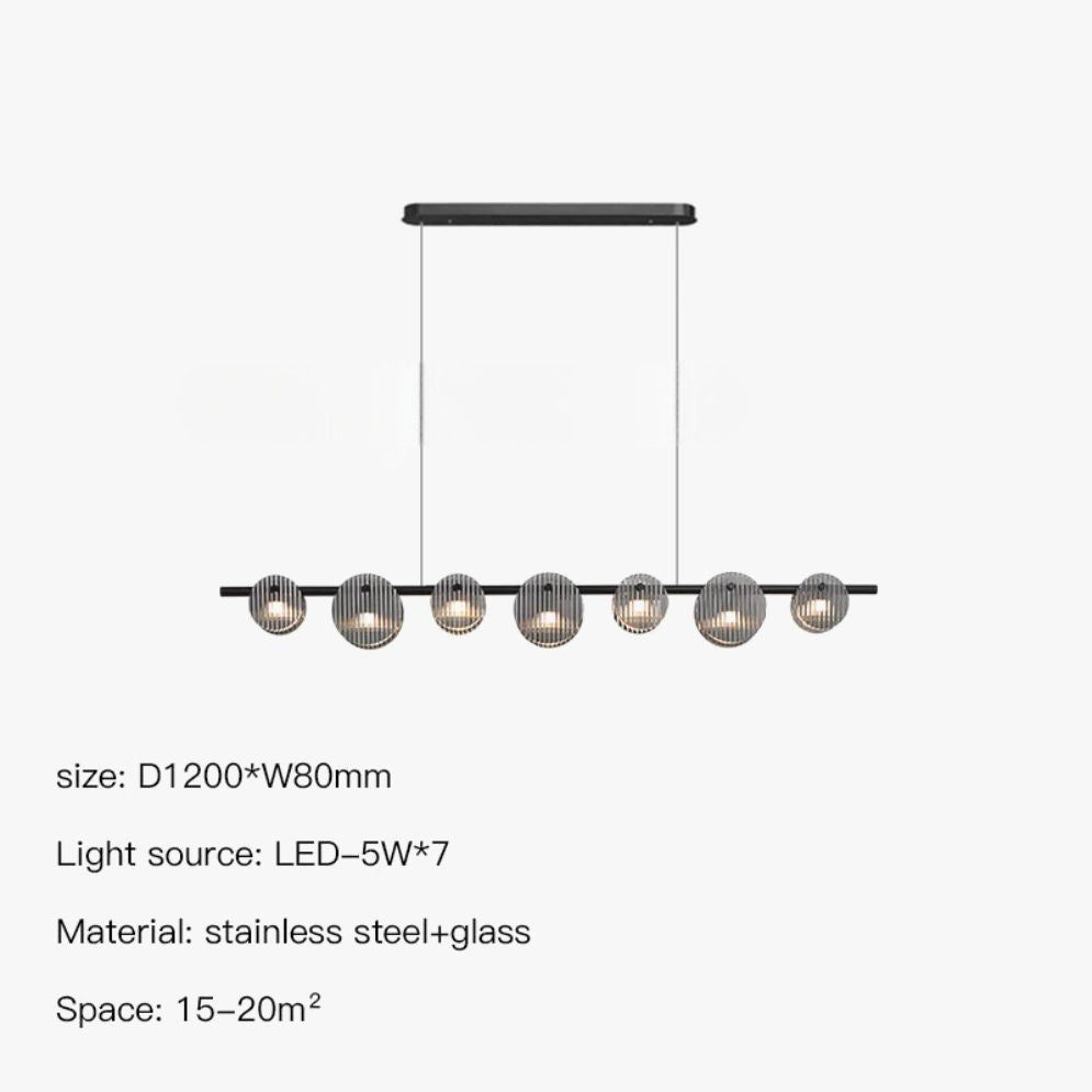Lustre Moderne Led pour Duplex Escalier Bar et Magasin - Lumiine