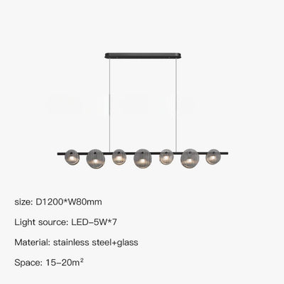 Lustre Moderne Led pour Duplex Escalier Bar et Magasin - Lumiine