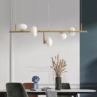 Lustre Moderne Nordique Sputnik avec Éclairage LED Intérieur - Lumiine