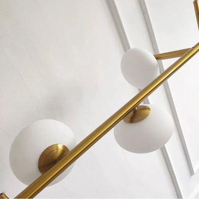 Lustre Moderne Nordique Sputnik avec Éclairage LED Intérieur - Lumiine
