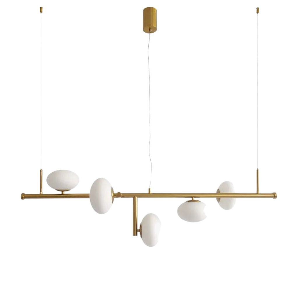 Lustre Moderne Nordique Sputnik avec Éclairage LED Intérieur - Lumiine