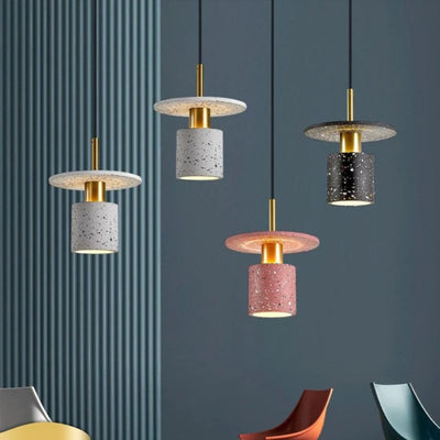 Lustre Nordique Terrazzo Restaurant, Café, Loft Industriel - Lumiine