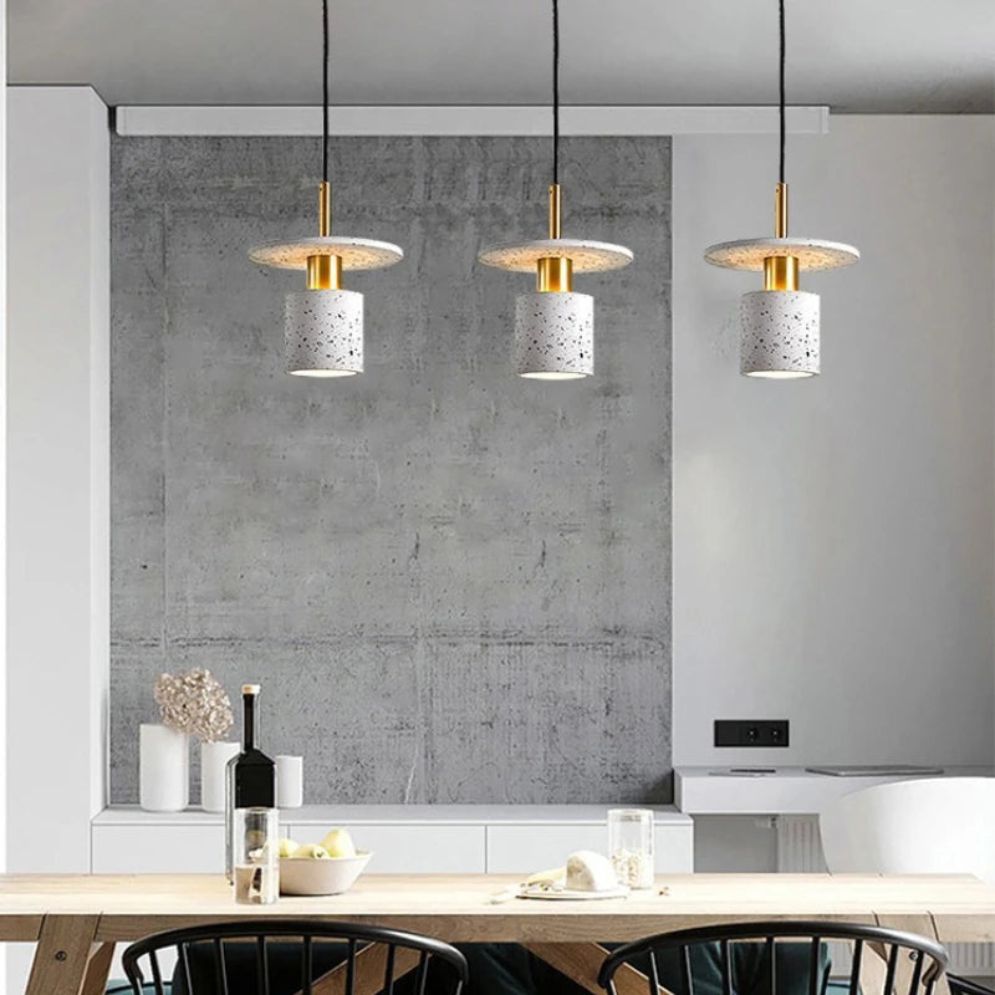 Lustre Nordique Terrazzo Restaurant, Café, Loft Industriel - Lumiine