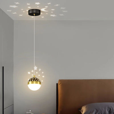 Lustre Nordique Led Créatif Projection Étoile Ciel Acrylique - Lumiine
