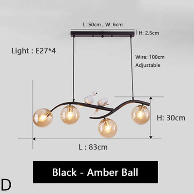 Lustre Nordique Led Minimaliste Décoration Oiseau Macaron - Lumiine