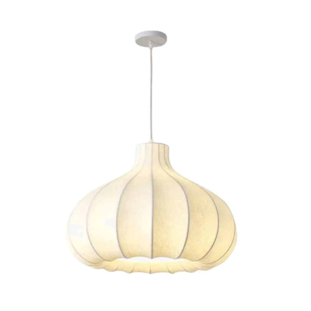 Lustre Nordique Simple Wabi Sabi en Soie Led Loft