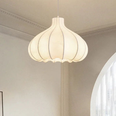 Lustre Nordique Simple Wabi Sabi en Soie Led Loft