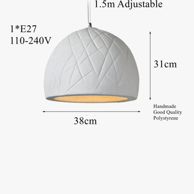 Lustre Nordique Wabi-Sabi Design Minimaliste pour Décoration Intérieure