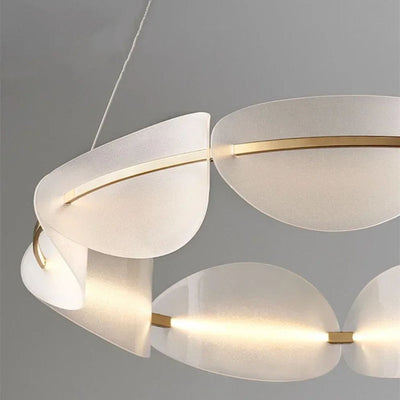 Lustre Romantique en Acrylique Design Danois Décoratif pour Intérieur - Lumiine
