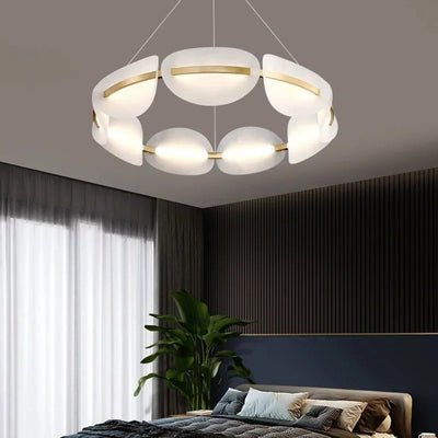 Lustre Romantique en Acrylique Design Danois Décoratif pour Intérieur
