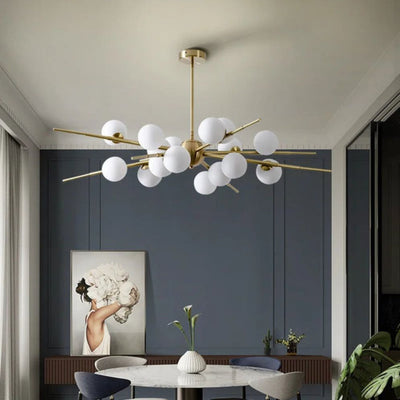 Lustre Sandyha Design Branche D'arbre Suspension Éclairage - Lumiine