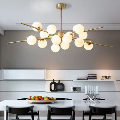Lustre Sandyha Design Branche D'arbre Suspension Éclairage - Lumiine