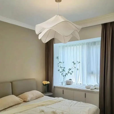 Lustre Scandinave Wabi Sabi en Tissu - Lumiine