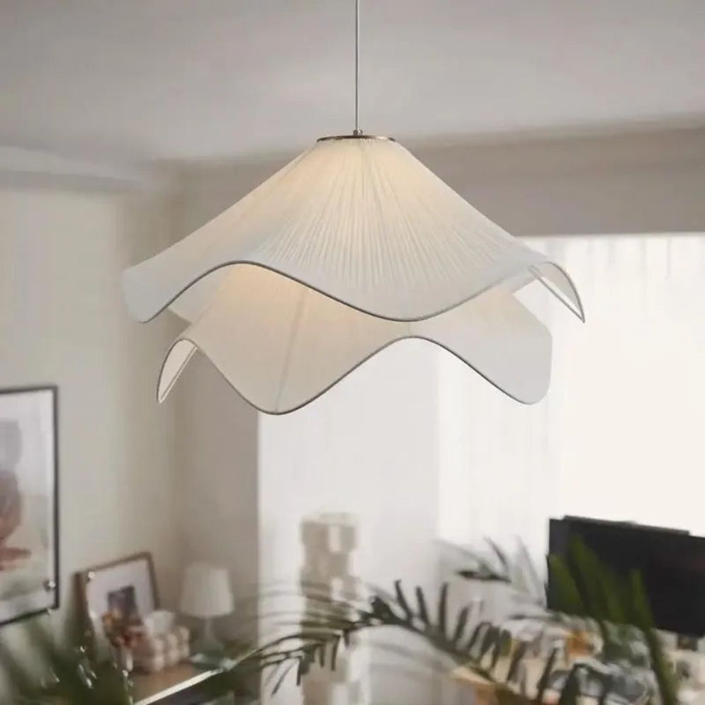 Lustre Scandinave Wabi Sabi en Tissu - Lumiine