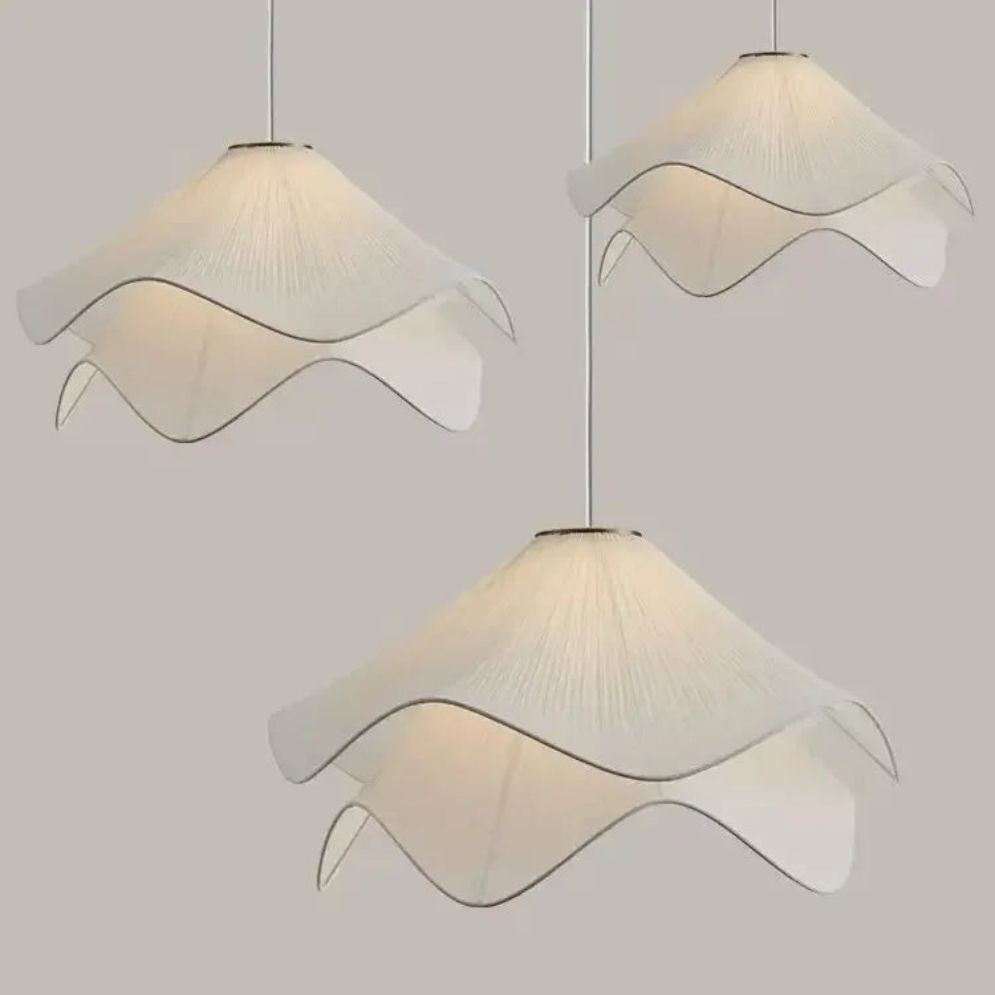 Lustre Scandinave Wabi Sabi en Tissu