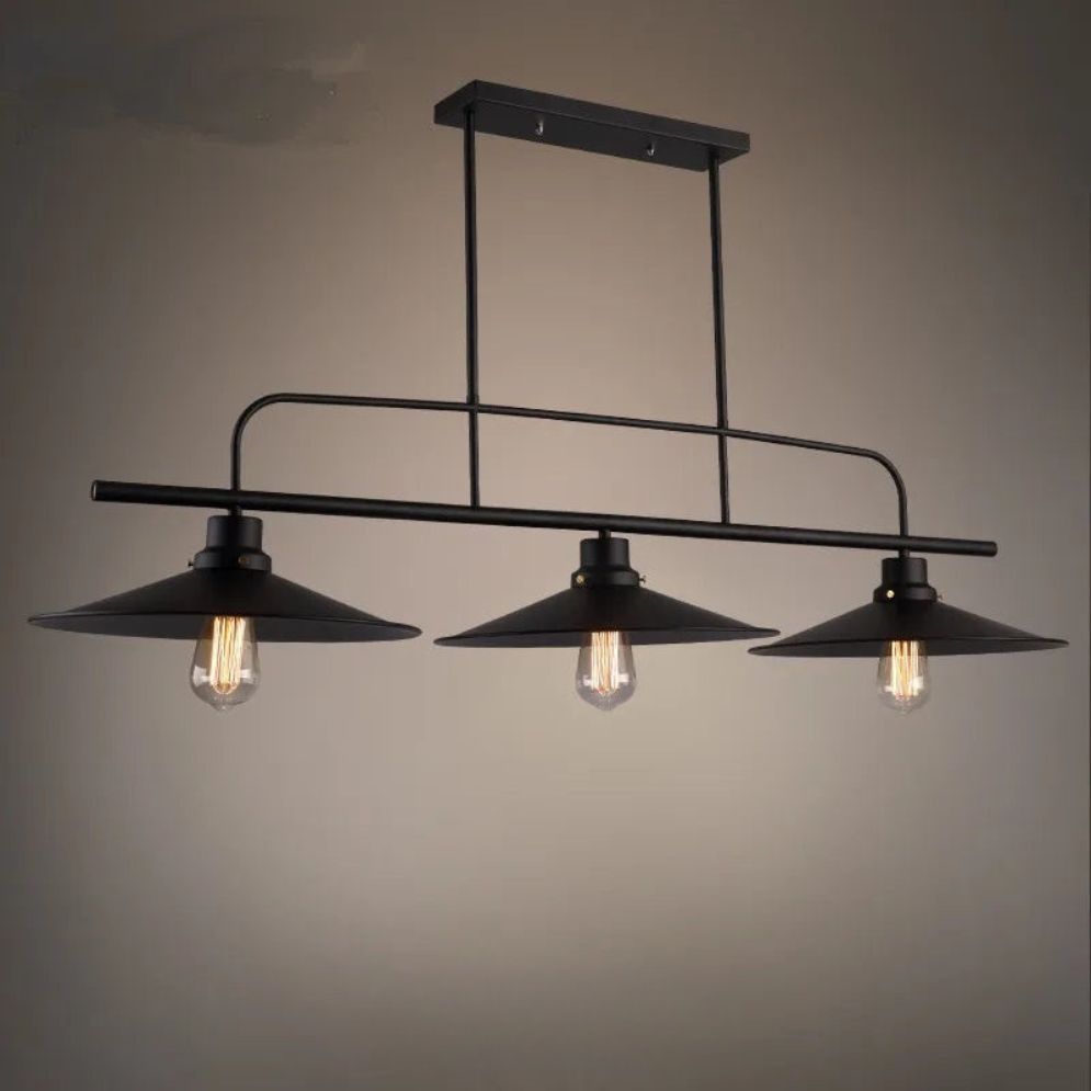 Lustre Style Industriel Loft Rétro pour Bar Café - Lumiine