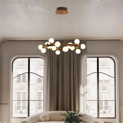 Lustre Suspendu Design Rétro avec Éclairage LED Décoratif