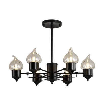 Lustre Suspendu en Forme de Bougie Style Français Décoratif Intérieur - Lumiine