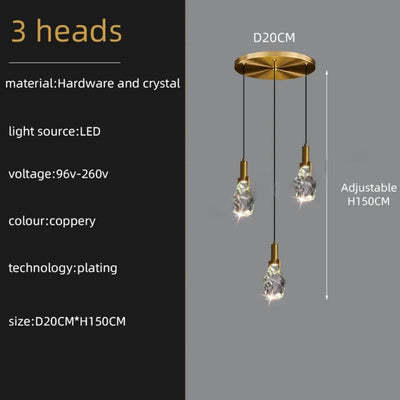 Lustre Suspendu Led Design Nordique Spirale Intensité Variable - Lumiine