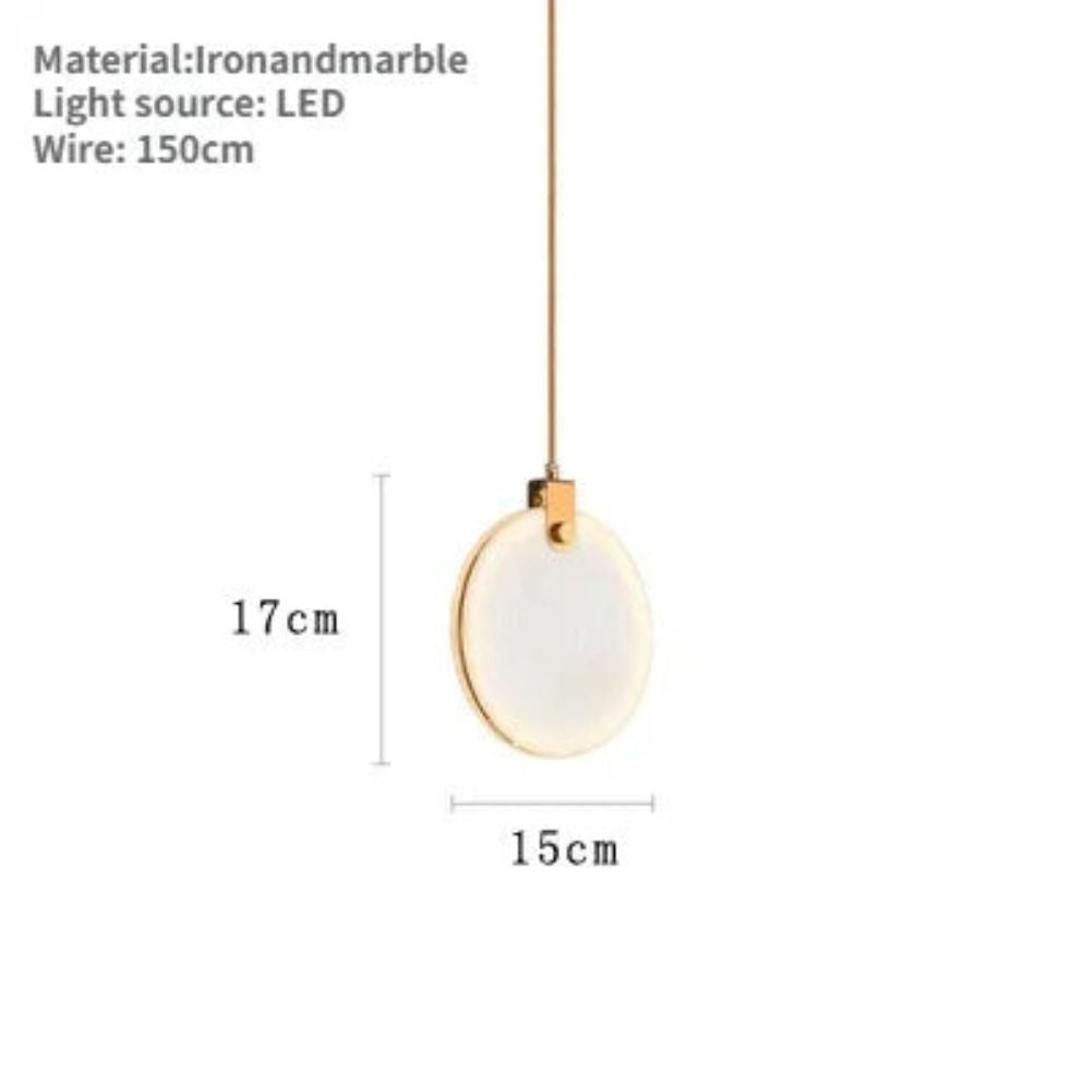 Lustre Suspendu Led Moderne Nordique pour Décoration Intérieure - Lumiine