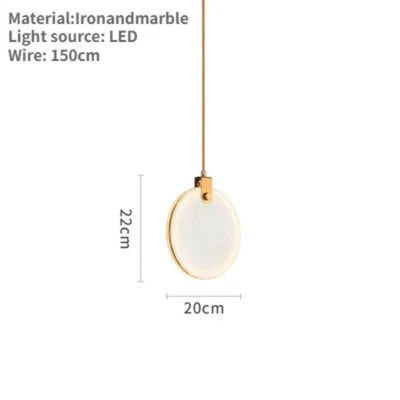 Lustre Suspendu Led Moderne Nordique pour Décoration Intérieure - Lumiine
