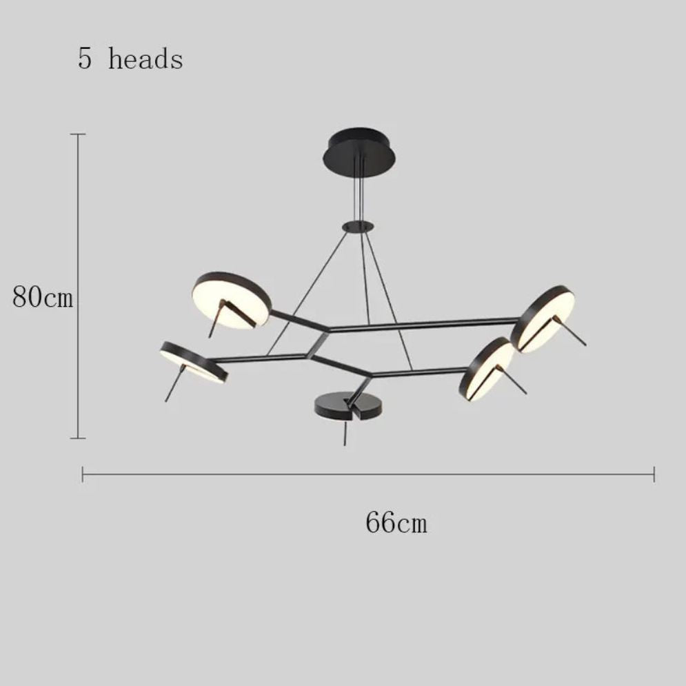 Lustre Suspendu Minimaliste à Led Design Moderne - Lumiine