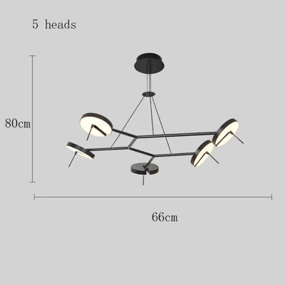Lustre Suspendu Minimaliste à Led Design Moderne - Lumiine