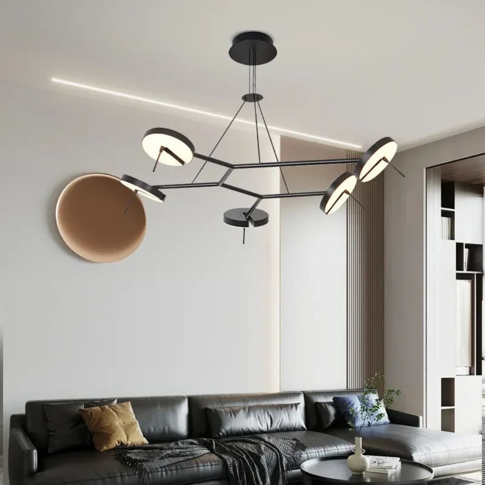 Lustre Suspendu Minimaliste à Led Design Moderne - Lumiine