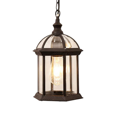 Lustre Vintage Américain pour Extérieur en Verre - Lumiine
