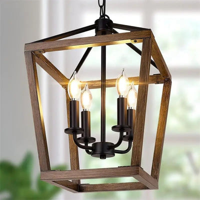 Lustre Vintage Moderne Cage à Oiseaux - Lumiine