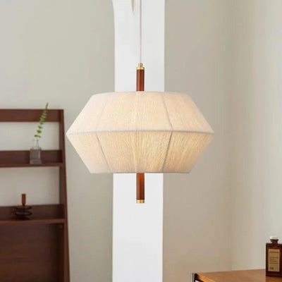Lustre Rétro Nordique en Tissu pour Décoration Intérieure - Lumiine