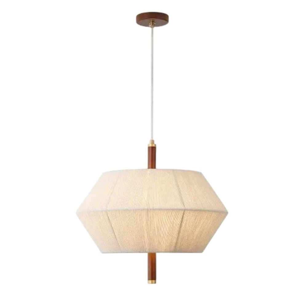 Lustre Rétro Nordique en Tissu pour Décoration Intérieure - Lumiine