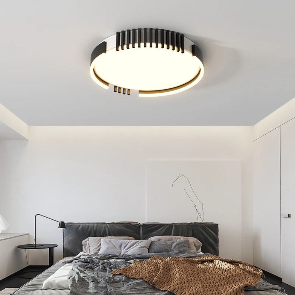Plafond Moderne à Led en Aluminium Rond, Rectangle ou Carré - Lumiine