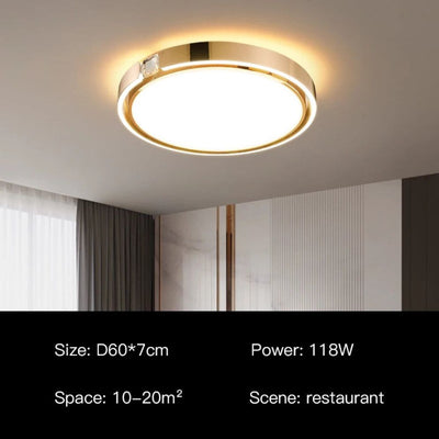 Plafonnier Anneaux Modernes pour Salon Salle D'étude Chambre