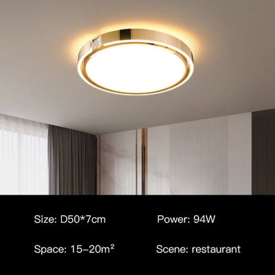 Plafonnier D'anneau Modernes pour Salon Salle D'étude Chambre - Lumiine