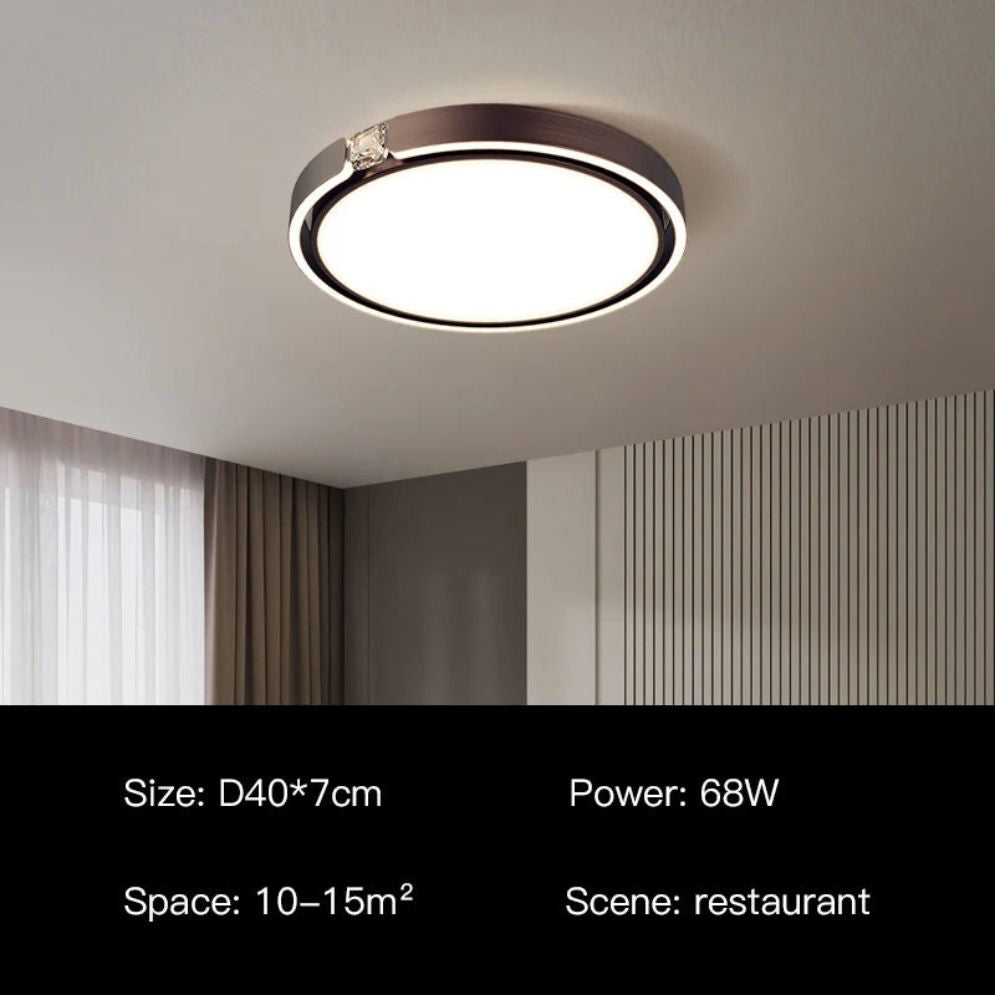 Plafonnier D'anneau Modernes pour Salon Salle D'étude Chambre - Lumiine