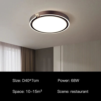 Plafonnier D'anneau Modernes pour Salon Salle D'étude Chambre - Lumiine