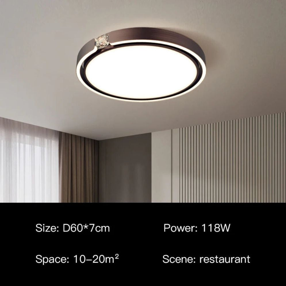 Plafonnier Anneaux Modernes pour Salon Salle D'étude Chambre