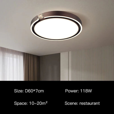 Plafonnier Anneaux Modernes pour Salon Salle D'étude Chambre