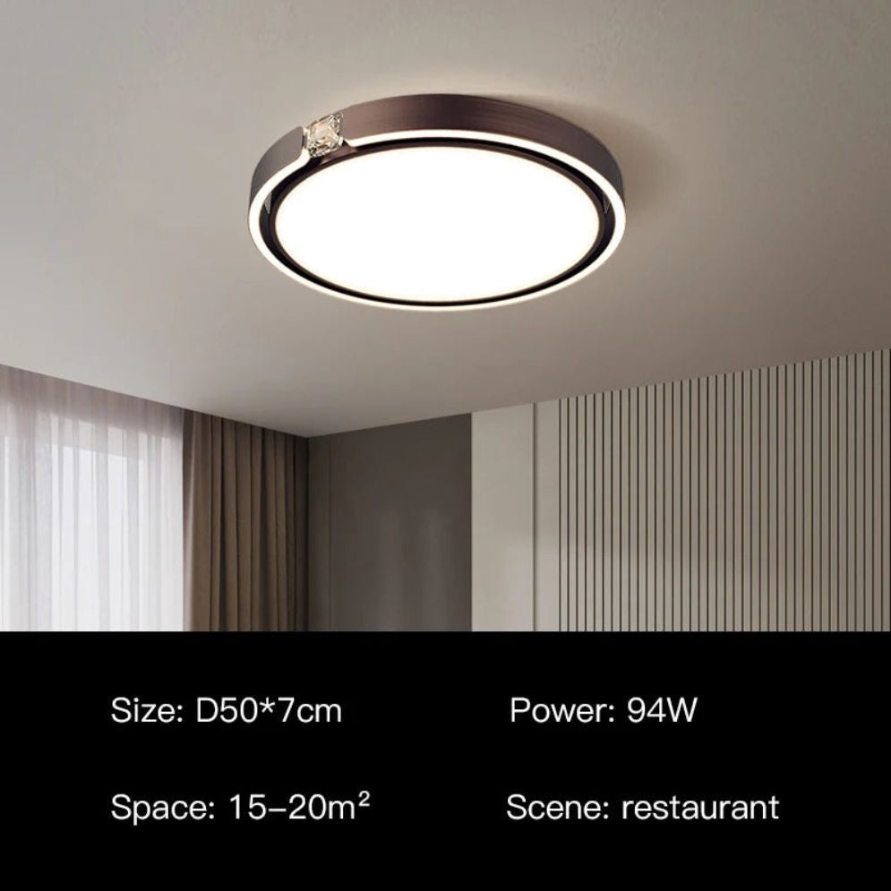 Plafonnier Anneaux Modernes pour Salon Salle D'étude Chambre