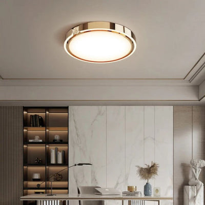 Plafonnier Design à Led avec Anneau en Métal Balcony - Lumiine