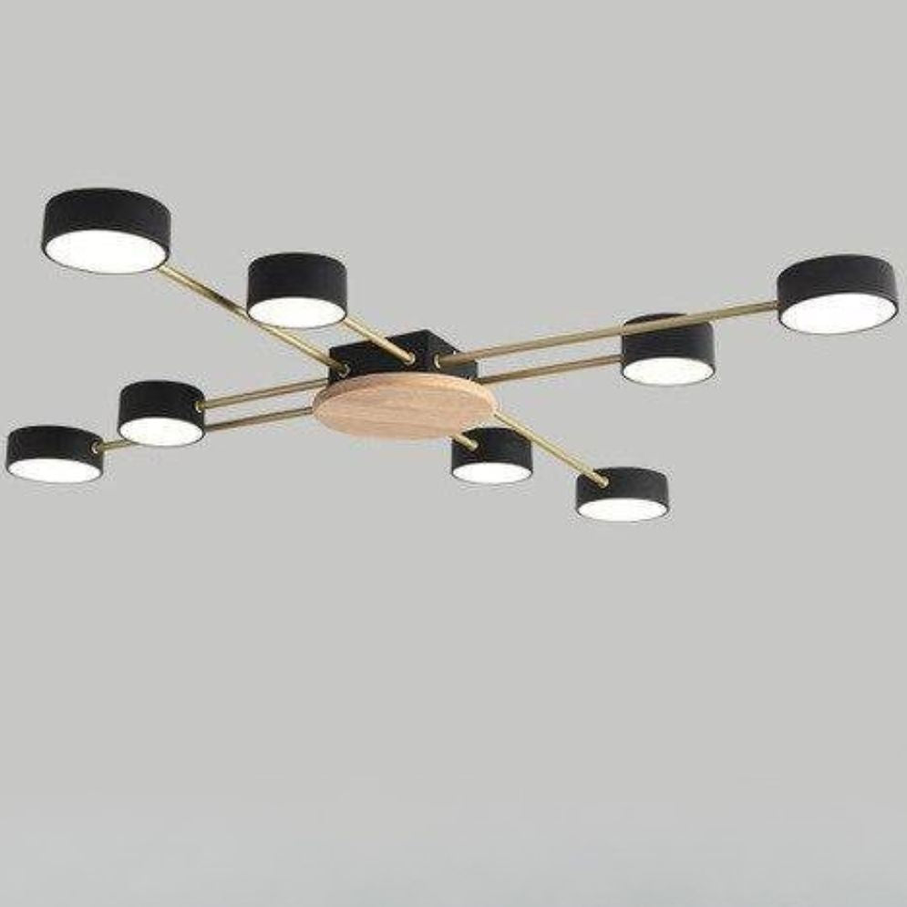Plafonnier Design à Led avec Plusieurs Bras - Lumiine