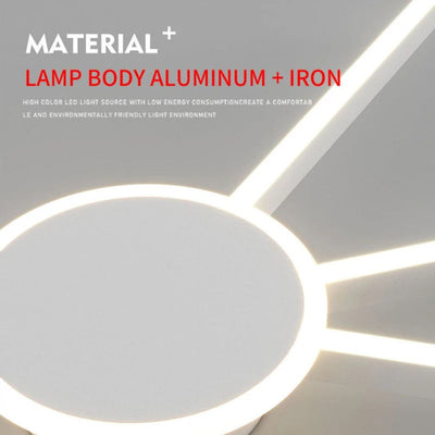 Plafonnier Design Géométrique Longiligne à LED - Lumiine
